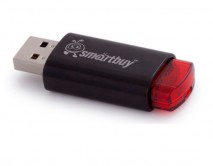 USB Flash SmartBuy Click 32GB черный-красный, SB32GBCl-K