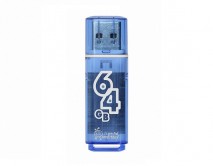 64GB USB Flash, SmartBuy Glossy синий, SB64GBGS-B 