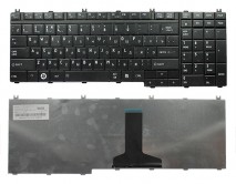 Клавиатура для ноутбука Toshiba Satellite A500/A505/L350/L355/L500/L550/F501/P200/P300/P500/P505/X200/ Qosmio F50/G50/X300/X305/X500/X505 черная 
