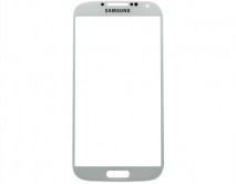 Стекло дисплея Samsung i9500 Galaxy S4 белое 