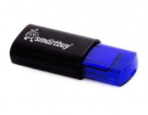 USB Flash SmartBuy Click 32GB черный-синий, SB32GBCL-B 