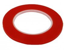 Скотч двусторонний Red 5 мм (прозрачный) 1 класс