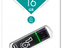 USB Flash 3.0 SmartBuy Glossy 16GB серый, SB16GBGS-DG 