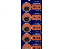 Элемент литиевый Sony CR1216 (5-BL) (100/500) цена за штуку 