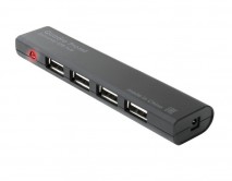 USB HUB Defender Quadro Promt USB 2.0, 4 порта, черный, 83200