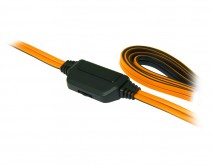 Компьютерная Игровая гарнитура Defender Warhead G-120 черный + оранжевый, кабель 2 м, 64099