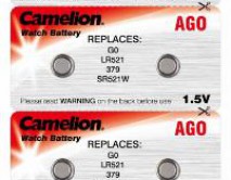 Элемент марганцево-щелочной Camelion AG00/379/SR521W/LR63 (10-BL) цена за 1шт 