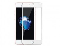 Защитное стекло iPhone 6/6S Plus 5D (тех упак) белое 