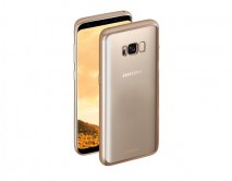 Чехол Samsung G955F Galaxy S8+ Deppa Gel Plus Case матовый, золотой, 85310 