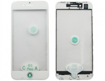 Стекло + рамка + OCA iPhone 8 (4.7) белое 1 класс 