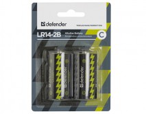 Батарейка C Defender LR14 2-BL, цена за 1 упаковку, 56032 
