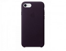 Чехол iPhone 7/8/SE 2020 Leather Case copy в упаковке фиолетовый 
