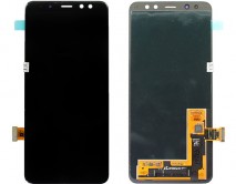 Дисплей Samsung A530F Galaxy A8 (2018) + тачскрин черный (AMOLED LCD Оригинал/Замененное стекло)
