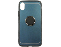 Чехол iPhone X/XS Motomo RING синий