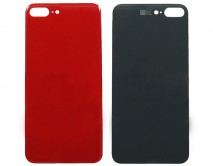 Задняя крышка (стекло) iPhone 8 Plus (5.5) красная 1 класс