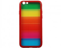 Чехол iPhone 6/6S Rainbow Case (красный)