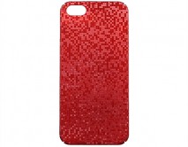 Чехол iPhone 5/5S Мозаика (красный) 
