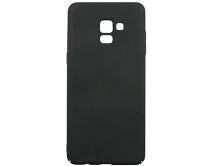 Чехол Samsung A730F A8+ KSTATI Soft Case (черный)