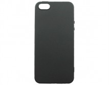 Чехол iPhone 5/5S Силикон (черный) 