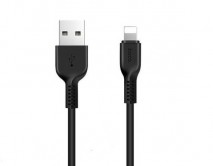 Кабель Hoco X20 Lightning - USB черный, 1м