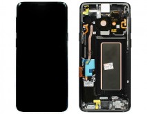 Дисплей Samsung G960F Galaxy S9 + тачскрин + рамка черный (GH97-21696A) (Service Pack 100%)