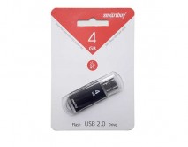 USB Flash SmartBuy V-Cut 4GB черный SB4GBVC-K 