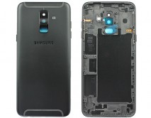 Задняя крышка Samsung A605F Galaxy A6+ (2018) черная 1 класс