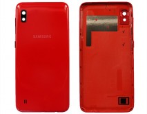 Задняя крышка Samsung A105F A10 красная 1 класс