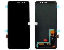 Дисплей Samsung A730F Galaxy A8 Plus (2018) + тачскрин черный (Копия OLED)