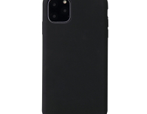 Чехол iPhone 11 Liquid Silicone FULL (черный)