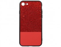 Чехол iPhone 7/8/SE 2020 Bling (красный) 