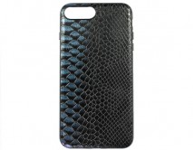 Чехол iPhone 7/8 Plus Leather Reptile (синий)