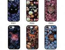 Чехол iPhone 6/6S KSTATI Glass Zoo&Flower