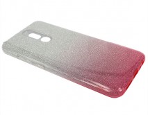 Чехол Xiaomi Redmi 8 Shine (серебро/розовый)