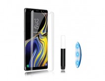 Защитное стекло Samsung G988B Galaxy S20 Ultra 3D Full прозрачное с клеем и UV лампой