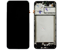 Дисплей Samsung M215F/M307F Galaxy M21/M30s + тачскрин + рамка черный (GH82-22509A) (Service Pack 100%) 