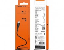 Кабель Borofone BX16 microUSB - USB черный, 1м 