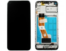 Дисплей Samsung M115F Galaxy M11 + тачскрин + рамка черный (GH81-18736A) (Service Pack 100%)