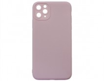 Чехол iPhone 11 Pro Max Силикон Matte 2.0mm (пурпурный)