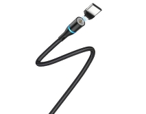 Кабель Borofone BU16 Skill magnetic Type-C - USB черный, 1,2м
