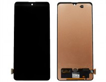 Дисплей Samsung A715F Galaxy A71 + тачскрин черный (Копия - TFT)