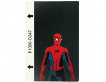 Защитная плёнка текстурная на заднюю часть Супергерои (Человек паук, Front, D247), S 120*180mm 