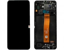 Дисплей Samsung A022F/A022G Galaxy A02 + тачскрин + рамка черный (GH82-25249A) (Service Pack 100%)