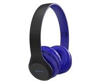 Наушники с Bluetooth Borofone BO4 + с микрофоном синие 