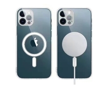 Чехол iPhone 7/8/SE 2020 Acrylic MagSafe, с магнитом, прозрачный