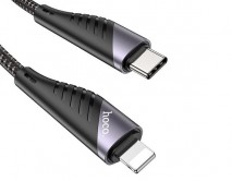 Кабель Hoco U95 PD Lightning - USB - Type-C черный 
