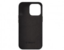 Чехол iPhone 13 Pro Max Deppa Leather Case (черный), 88124