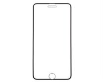 Защитное стекло iPhone 7/8 Plus Silicone Edge черное