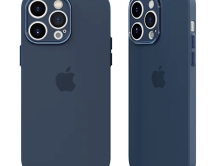 Чехол iPhone 13 Pro Max TPU Ultra-Thin Matte (темно-синий)