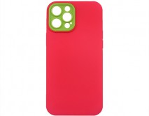 Чехол iPhone 12 Pro Max BICOLOR (розовый)